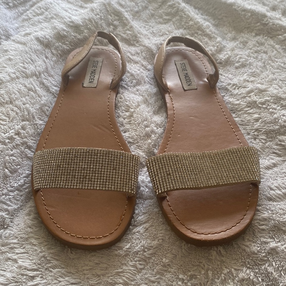 Steve Madden size 10 M sandals with bling